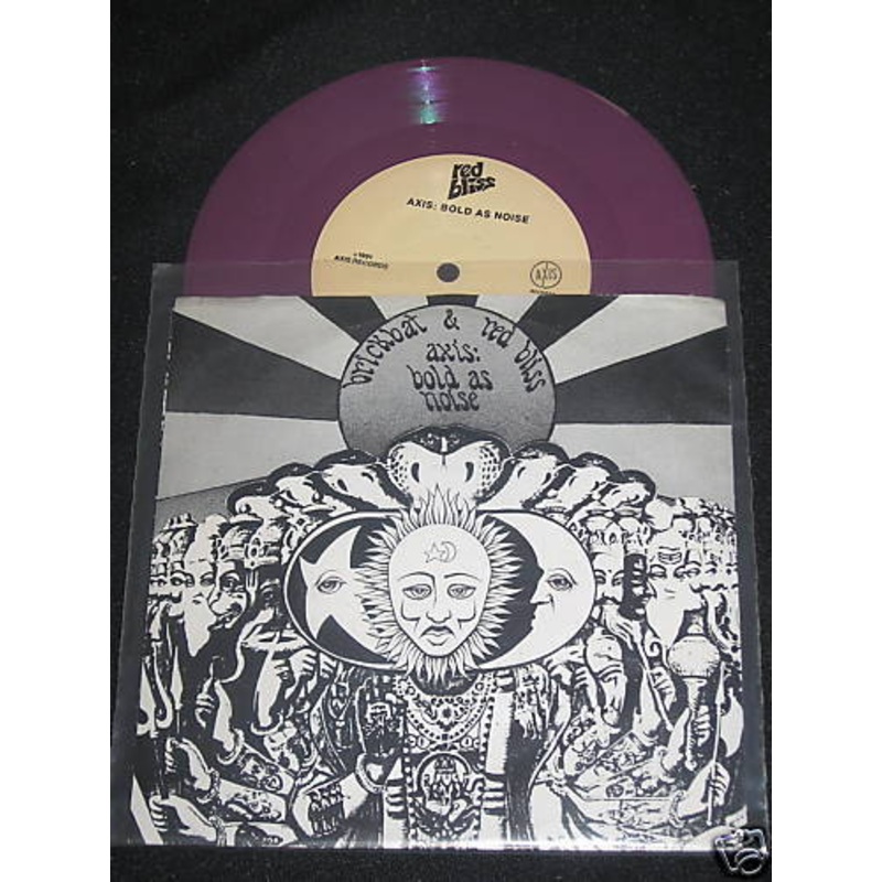 Red Bliss Brickbat 7 vinyl split Axis records 1991 SF