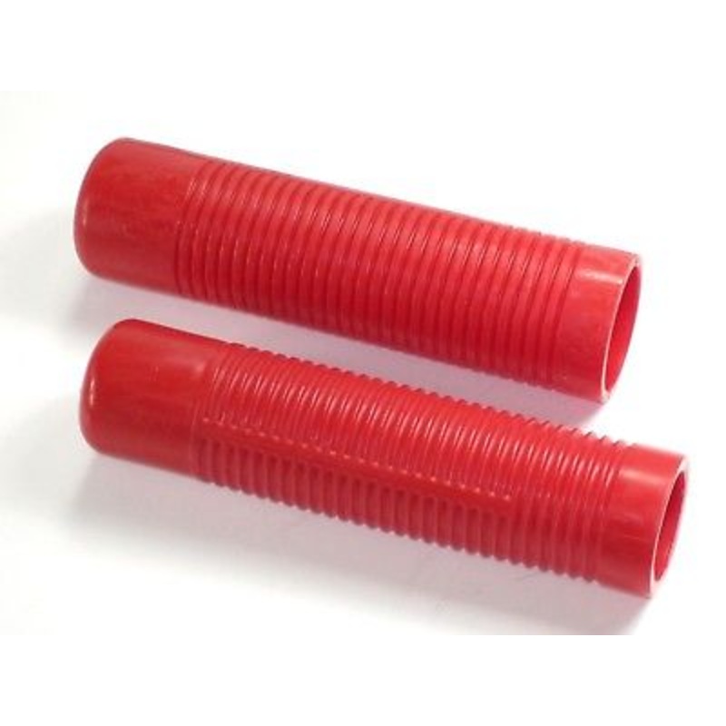 RED handlegrips for 7/8 barsTriumph chopper bobber grips motorcycle grip set