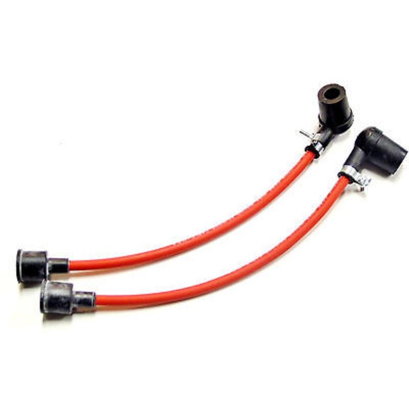 Red Inductive core Spark Plug Wires wire set Triumph T120 TR6 T100 650 500