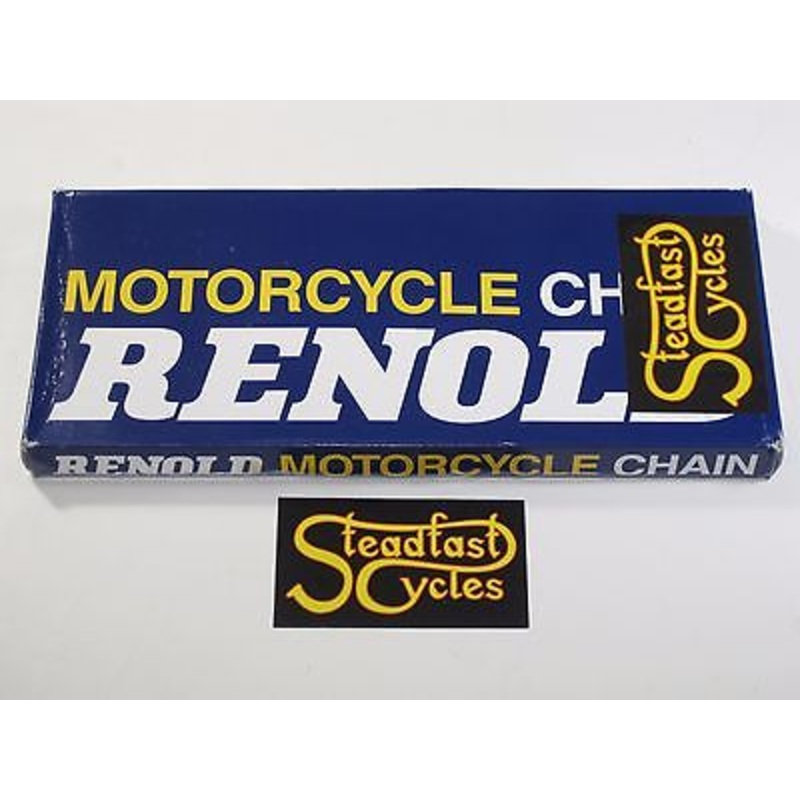 Renold final drive rear 520 chain 120 links 520 Triumph pre-unit 5/8 x 1/4