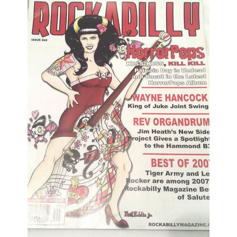 Rockabilly Magazine Back Issue #40 HorrorPops cover art Patricia Day Fast Eddie