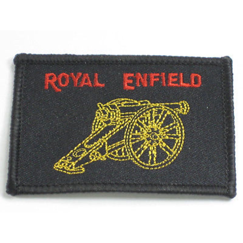 Royal Enfield Patch Made In England cloth embroidered badge