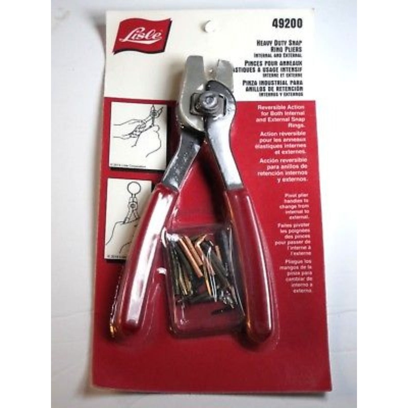 Snap Ring pliers heavy Duty internal external Lisle 49200 external internal