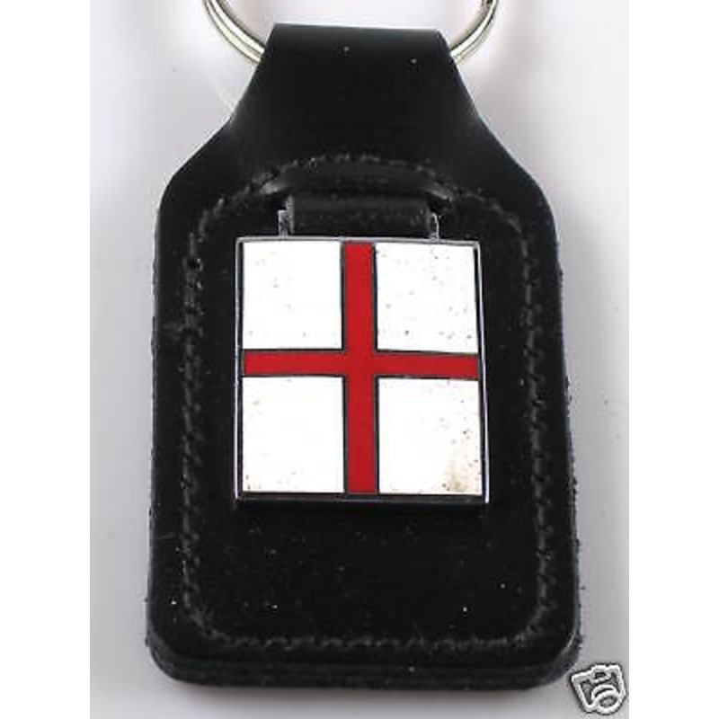 St George’s red Cross key ring fob flag of England UK
