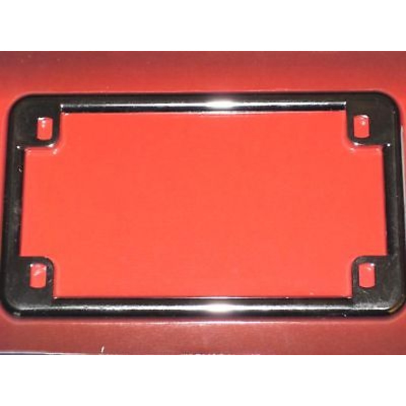 Steel License plate frame motorcycle chrome bracket universal Triumph Norton