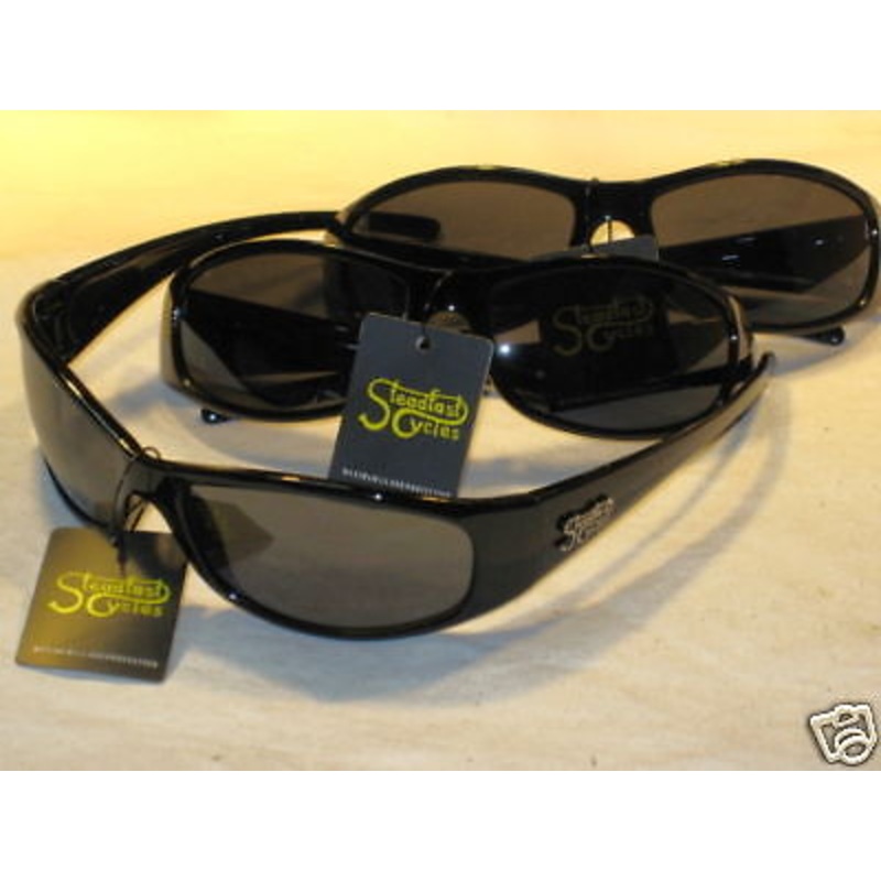 Sunglasses Motorcycle shades dark tinted UV Steadfast Cycles sun glasses