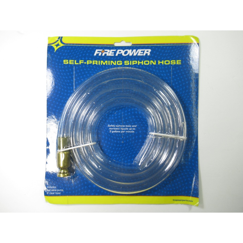 Super Siphon Hose self priming gasoline water Fire Power fuel oil gas Diesel