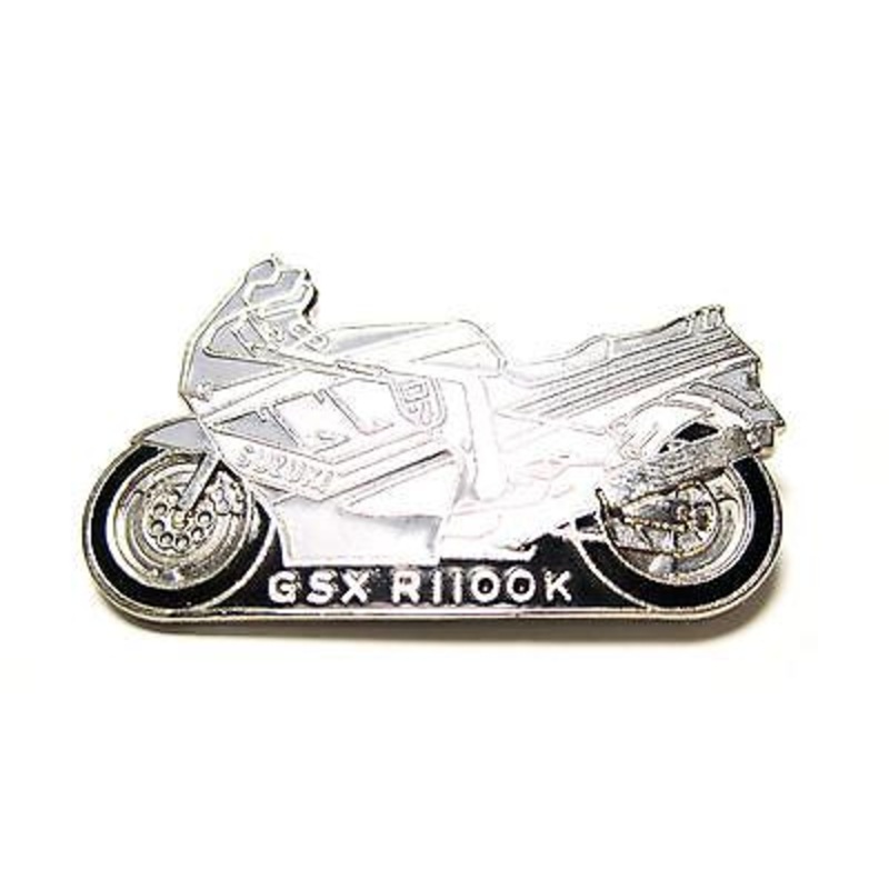 Suzuki motorcycle lapel pin GSX R1100K hat badge superbike