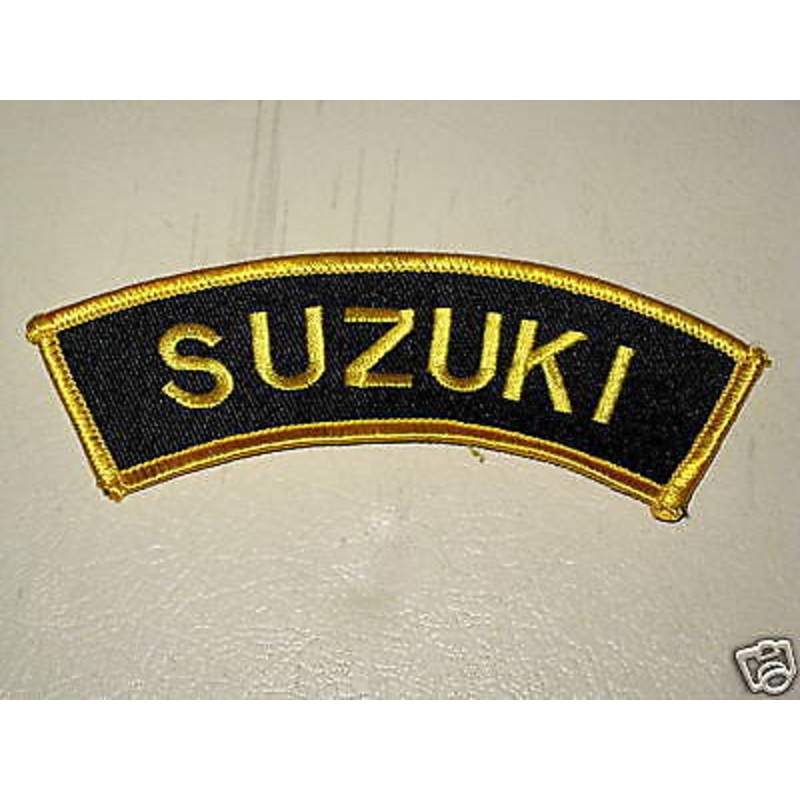 Suzuki motorcycle patch shoulder badge arm flash