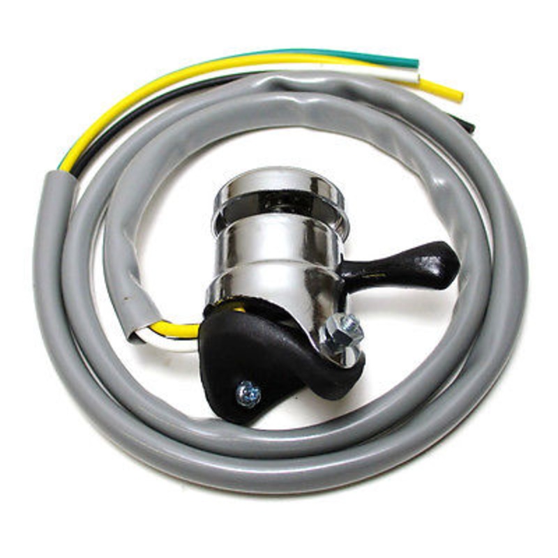 Switch Hi-Lo Dip Horn handlebar Triumph BSA Lucas copy 31563 Grey T120