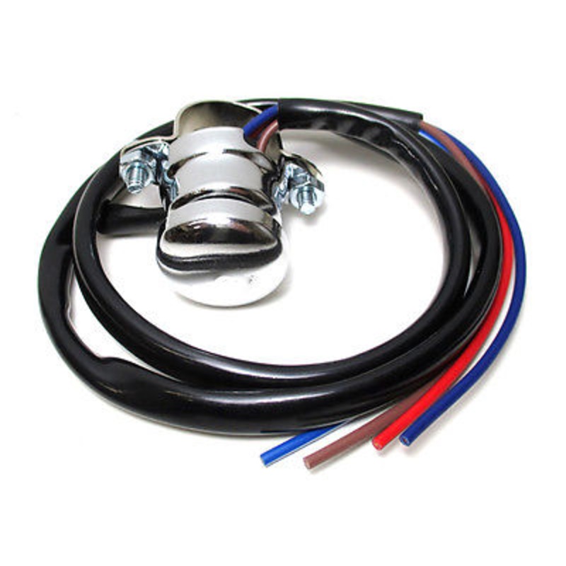 Switch Hi-Lo Dip Horn handlebar Triumph BSA Lucas copy clamp on 31563 Black T120