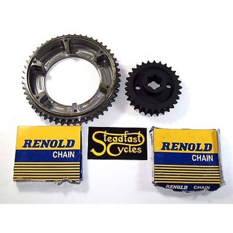 T160 Trident 1975 electric start primary chain conversion kit replace 114-513 UK