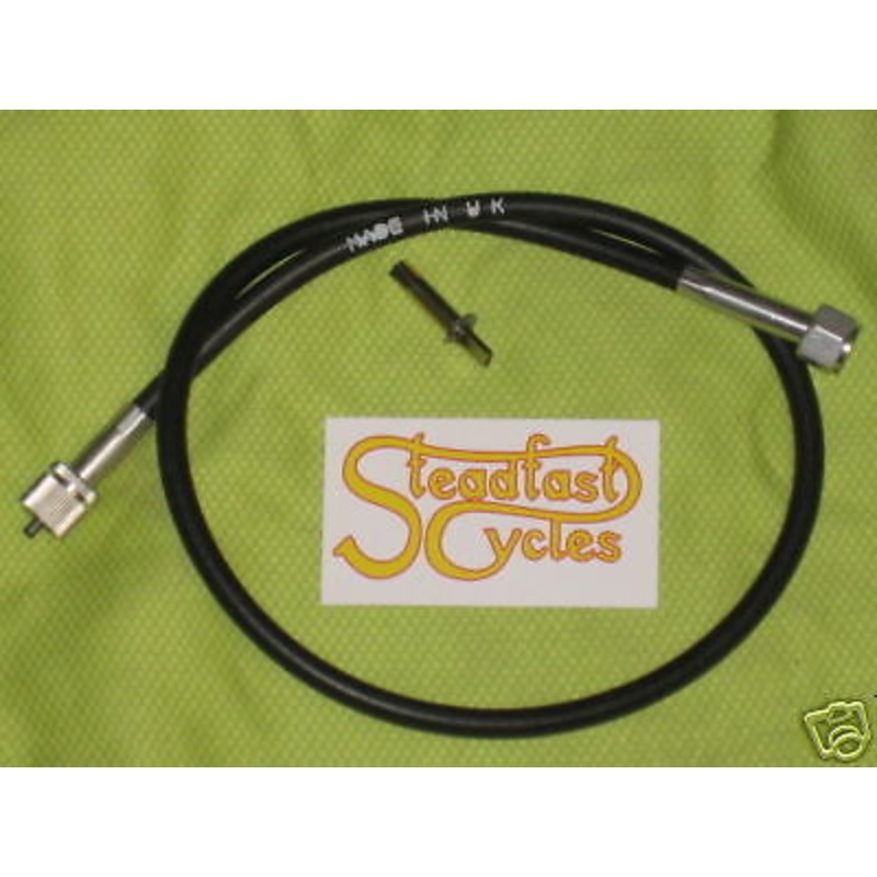 Tachometer Cable 32 2’8  w spade Tach Aerco Triumph BSA UK Made