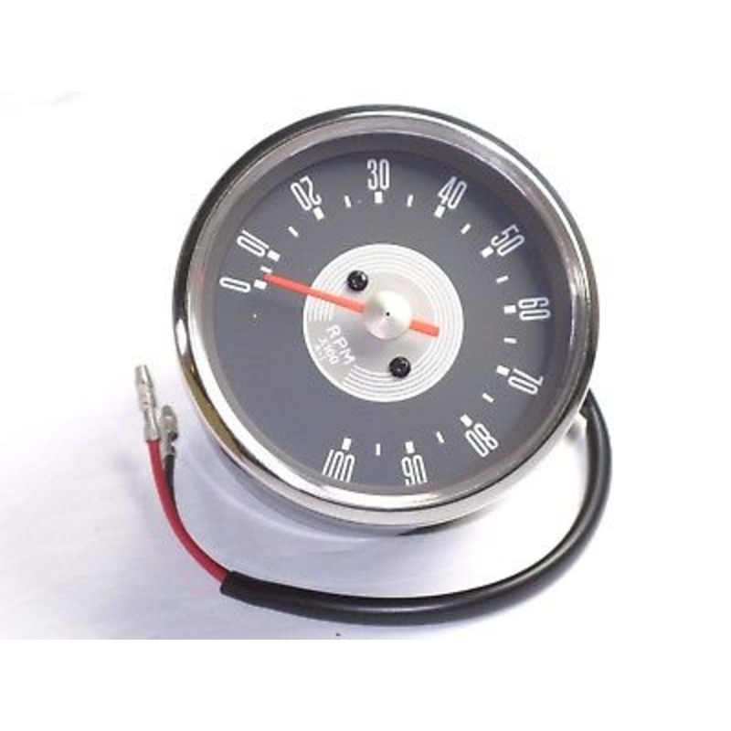 Tachometer grey face Smiths copy 3:1 ratio tach gauge Triumph BSA gray 58-43641