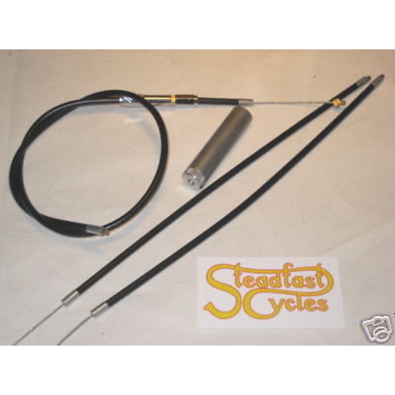 Throttle cable Norton Commando 1 to 2 complete Barnett total sheath length 37.5