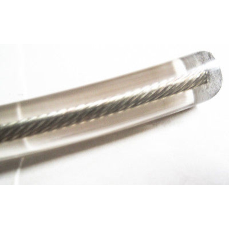 Translucent clear Spark Plug Wire stranded Core 7mm By the Foot Triumph BSA