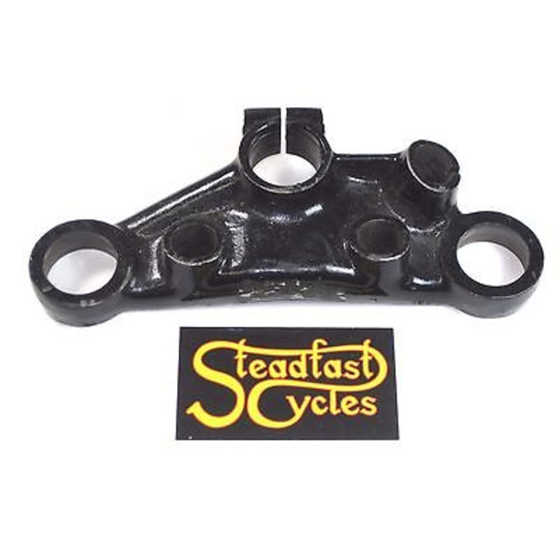 Triple Tree NOS Triumph BSA 97-2293 top crown yoke black measures 6 3/4 center