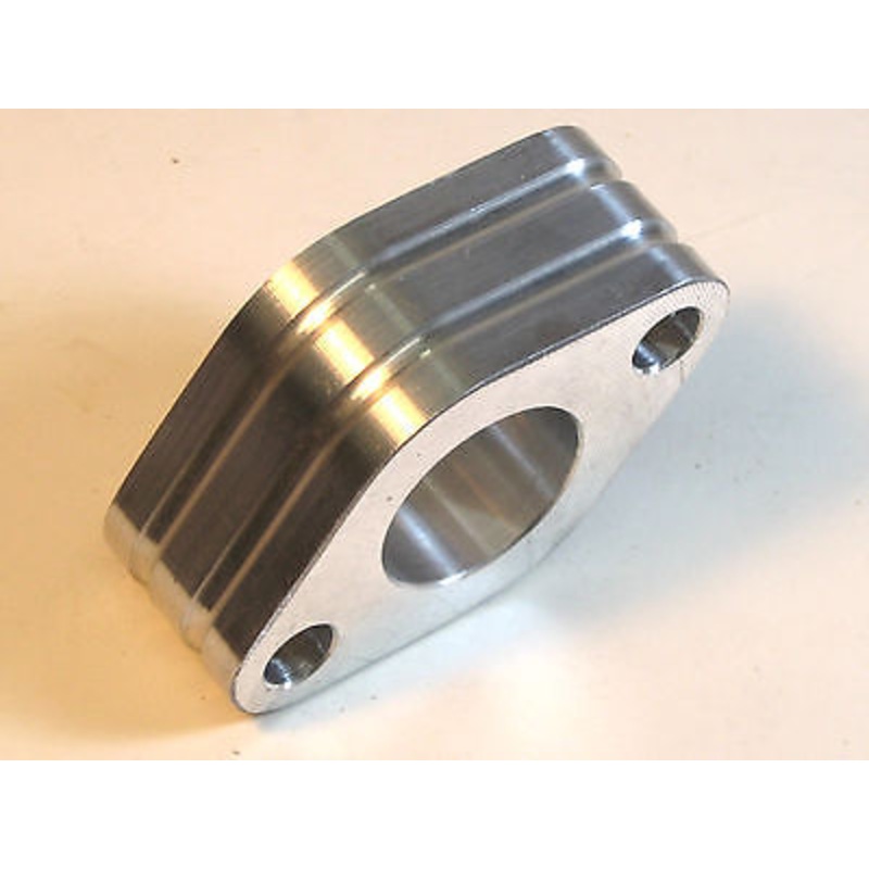 Triumph 500 finned carb spacer 1 26mm concentric aluminum block 626 stack