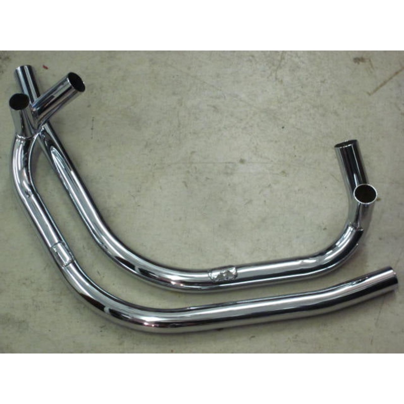 Triumph 750 twin header pipes with crossover 71-3755 71-3758 1973-79 T140 TR7