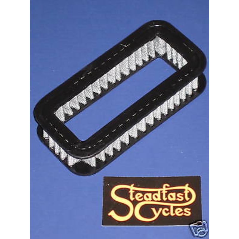 Triumph air filter T140 rectangle element 750 OIF cloth & oil reusable 60-3072