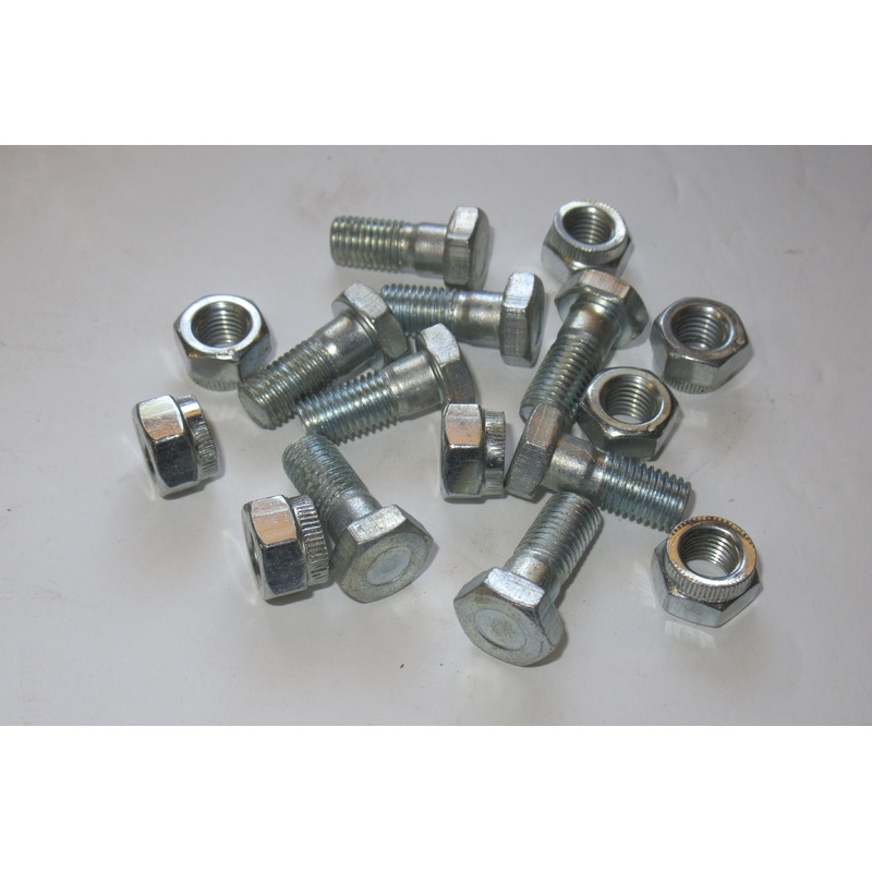 Triumph brake drum bolts to hub mounting set 650 500 21-2011A bolt 14-1202 nut