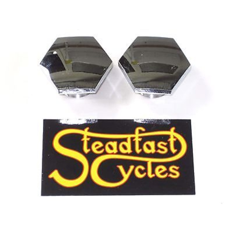 Triumph BSA 1969 70 71 72 Front Fork Tube Top nuts Nut set  97-2245 T100 T120