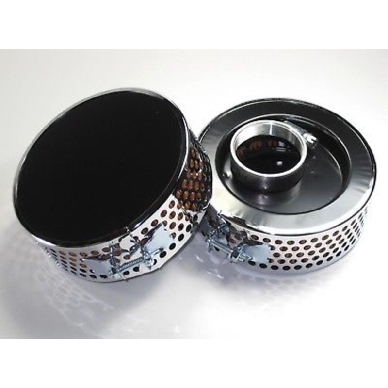Triumph BSA Offset Air Filter set Filters 82-6432 82-6431 82-8018 Amal