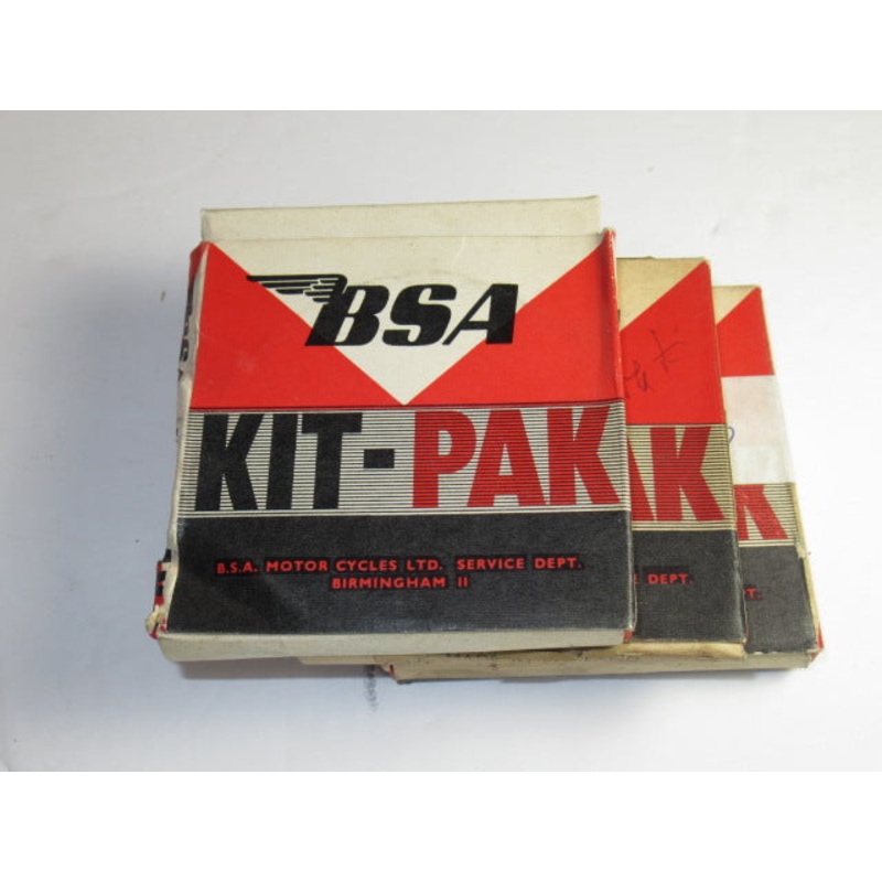 Triumph BSA triple piston ring set 750 +20  67m Trident T150 T160 rings NOS .020