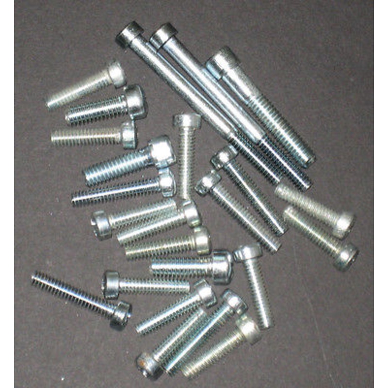 Triumph CAD Phillips engine side cover screw set 650 750 1969 – 1979 T120 T140