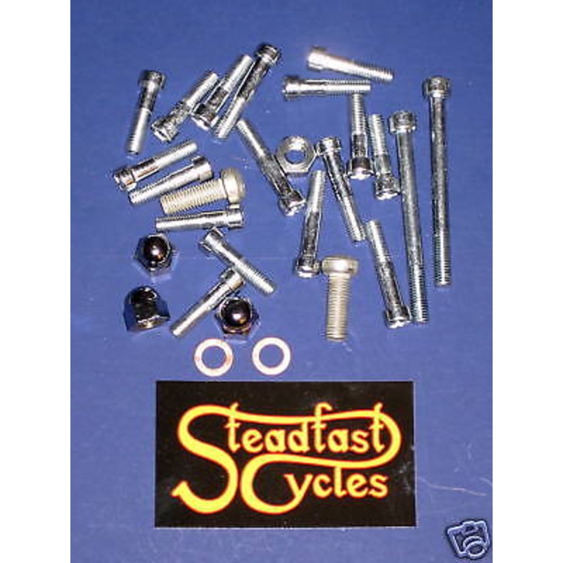 Triumph CEI 1964 – 1968 screw kit engine side cover set Phillips head UK made 26