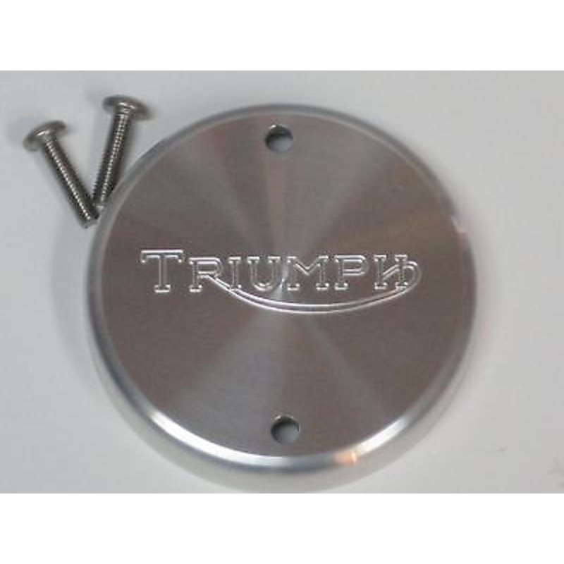 TRIUMPH custom deep points cover aluminum w logo 500 650 750 T120 TR6 T140 TR7