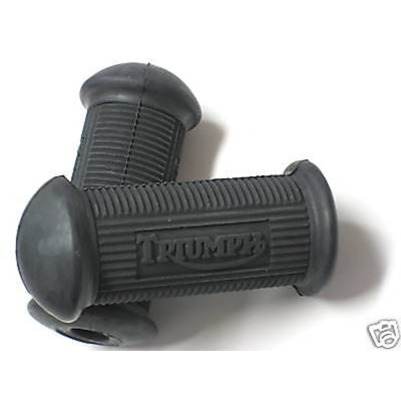 Triumph footrest rubbers 500 650 750.. all 1938 to 1978 front rider rubber set