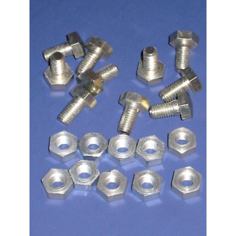 Triumph front & rear fender NUTS & domed BOLTS 10q 99-3517 set nut bolt DS57