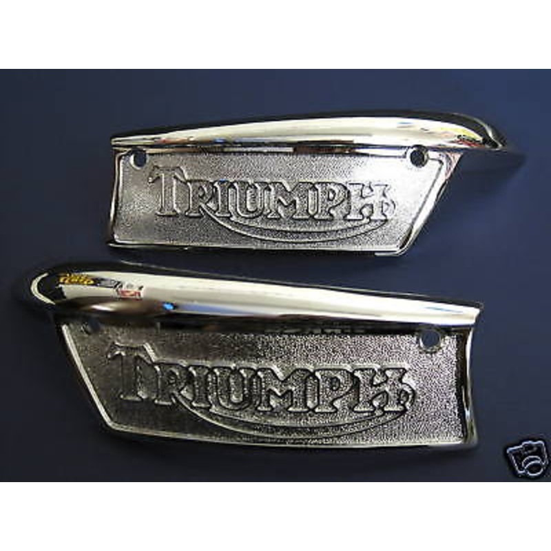 Triumph gas tank badges 1969 70 71 72 73 74 75 76 77 78 79 UK Made badges badge