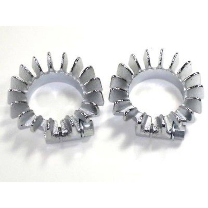 Triumph Header clamps 1 3/4 unit twins 1963 – 1970 finned exhaust clamp 71-0216