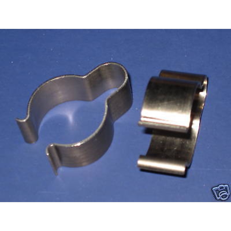 Triumph Norton handlebar clips Stainless Steel 97-4112 for 7/8 bars UK MADE