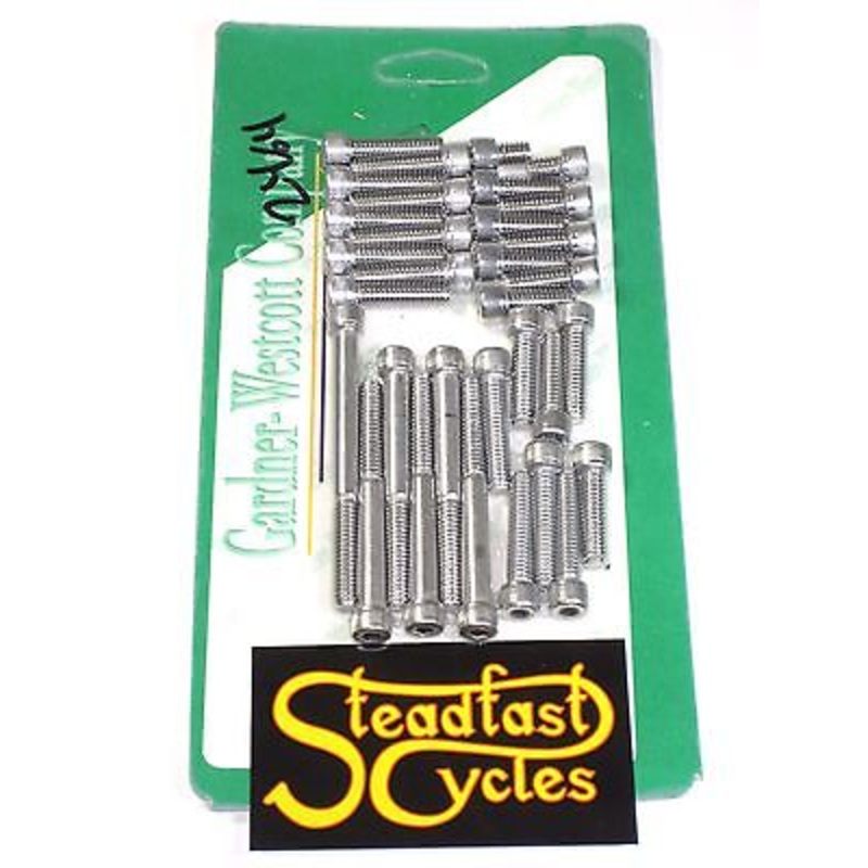 Triumph pre-unit 650 500 1954 through 62 Allen Screw set engine screws stainless