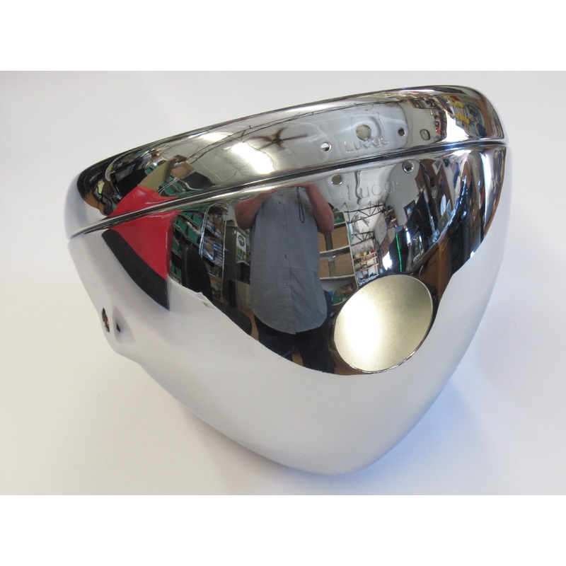 Genuine Lucas Headlight shell 7′ bucket Triumph Norton BSA 99-9968 1959 to 1966