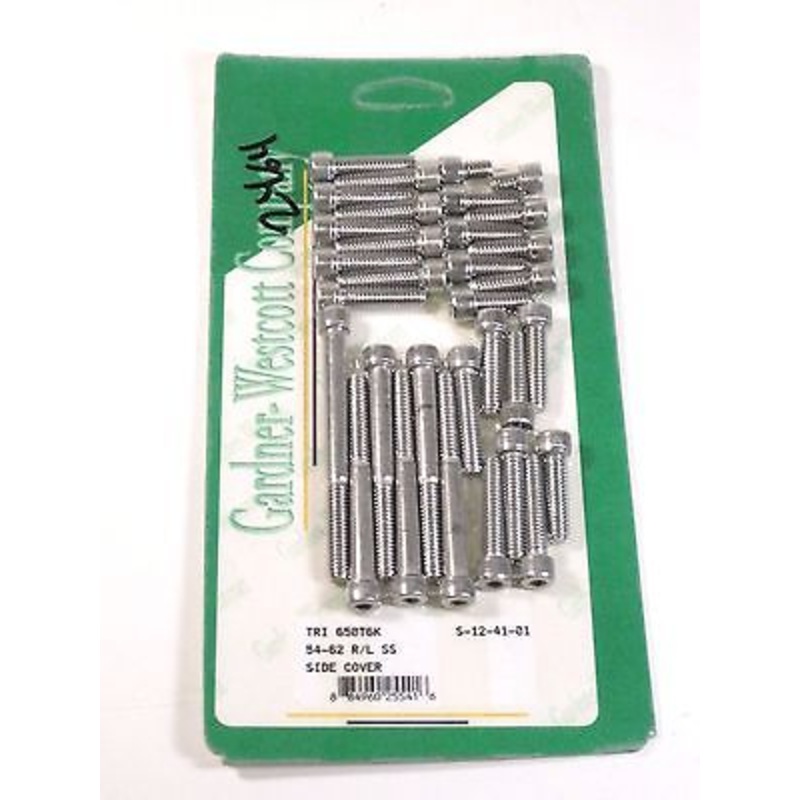 Triumph side cover allen screws pre-unit 54 55 56 57 58 59 60 61 62 stainless