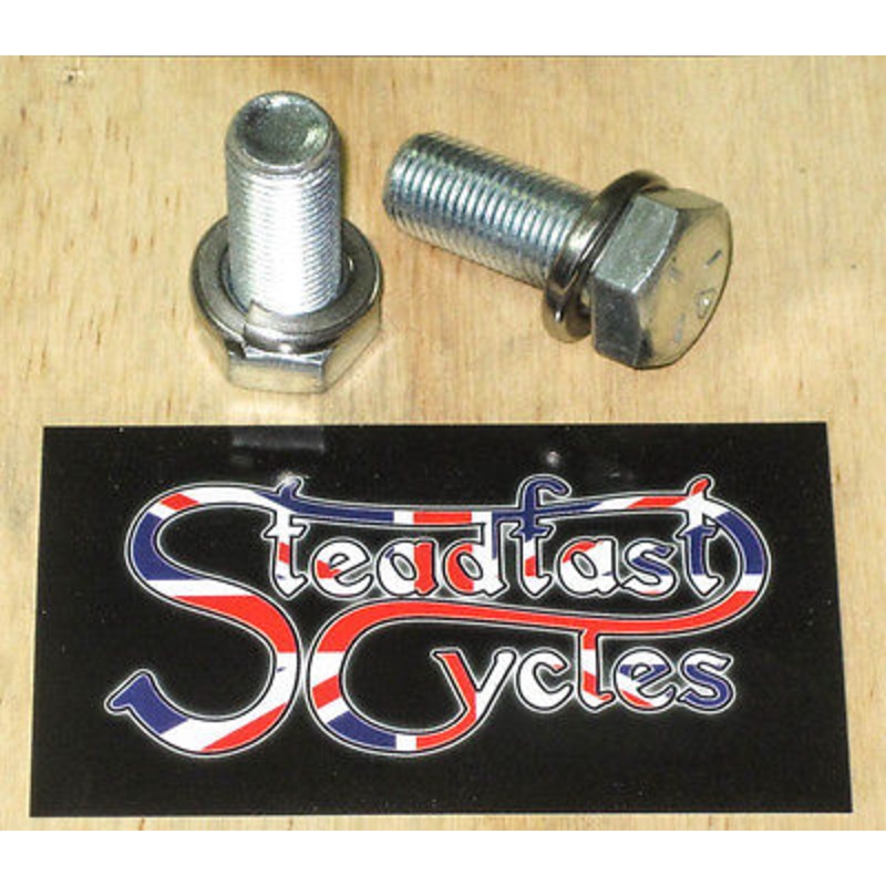 Triumph T120 Unit 650 Footrest Bolt & Washer Set 1/2 x 20 TPI 1966 67 68 69 70