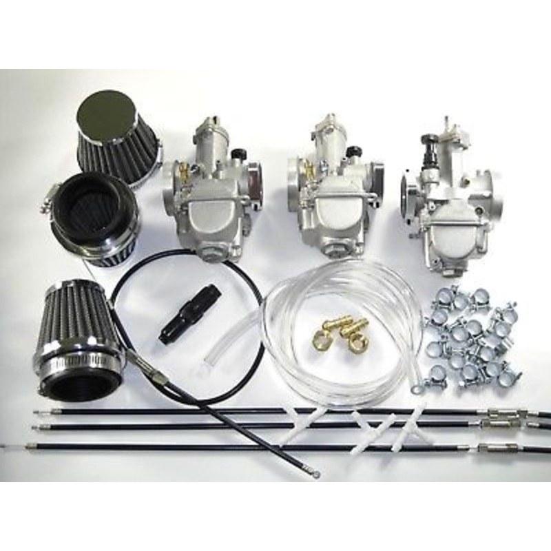 Triumph Trident carb replacement kit set fuel line cables air filters T150 T160 PWK conversion