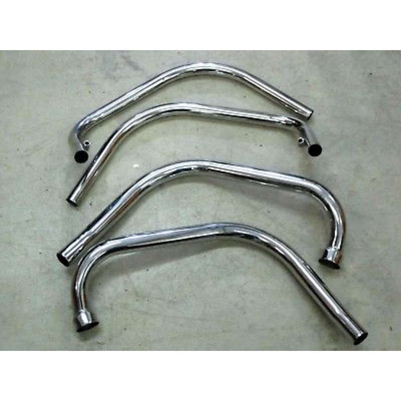 Triumph Trident T160 down pipes 71-4407A 1975 only exhaust pipe set