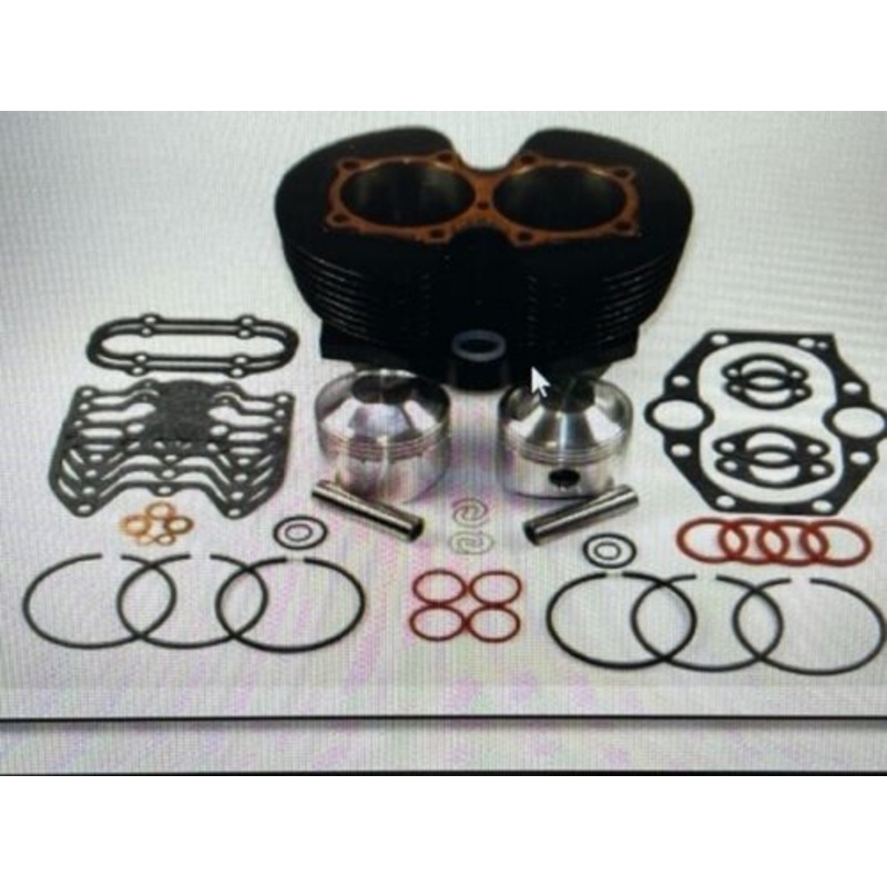 TRIUMPH unit 650 9 bolt to 750 big bore kit pistons rings barrels 9:1