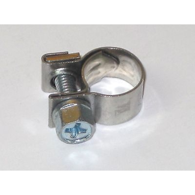 Tubing line clip tube hose clamp 19/64 to 21/64 or 7.5 – 8.5 mm Stainless Steel