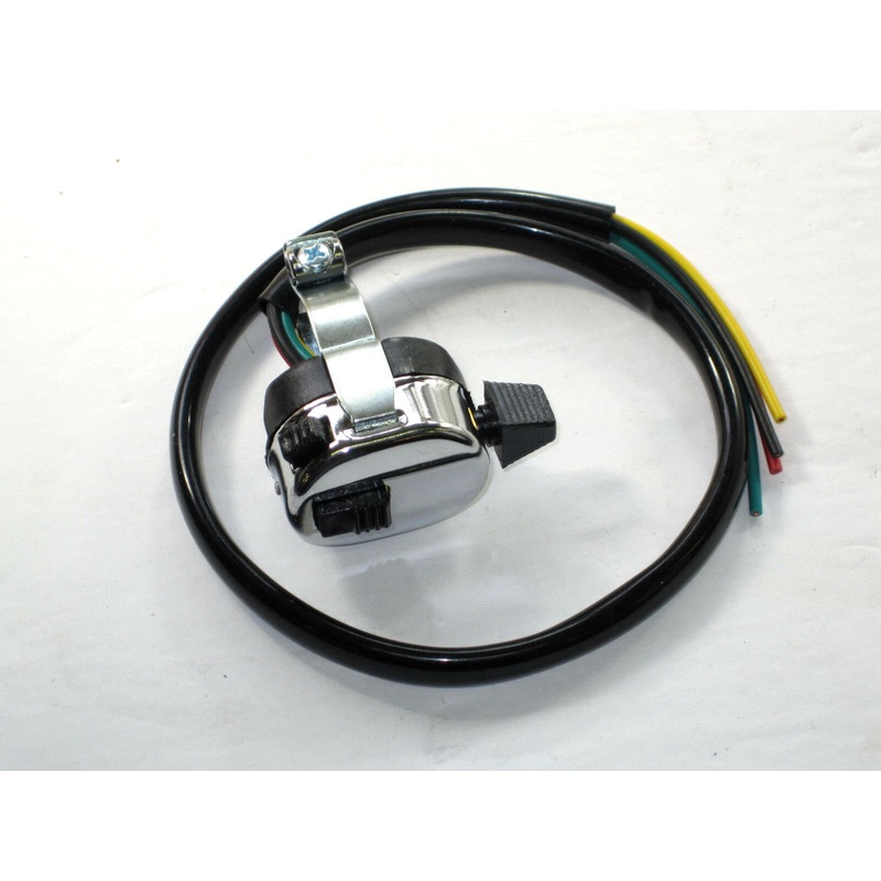 Turn signal blinker Switch 7/8 handlebar mount 3 position & dip motorcycle BSA Triumph