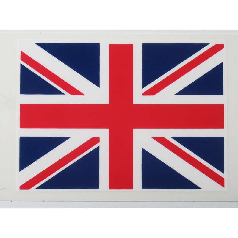 UNION JACK British decal UK flag England 3-1/4×2-3/8 peel and stick decal
