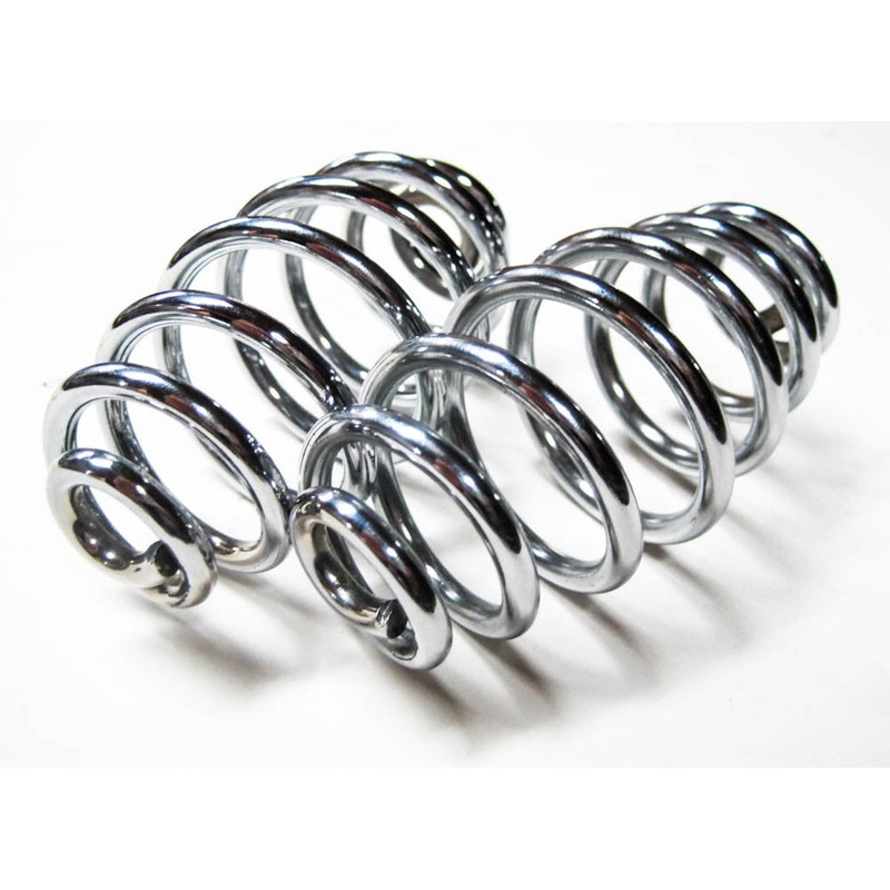 5 Chrome Seat Spring Springs Set Triumph Norton BSA Tapered Motorcycle
