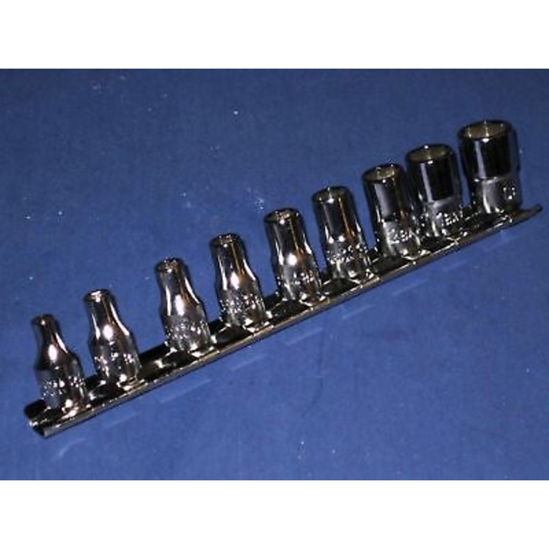 BA socket set Koken 6 point 1/4 drive 9 piece tools sockets Triumph Norton BSA