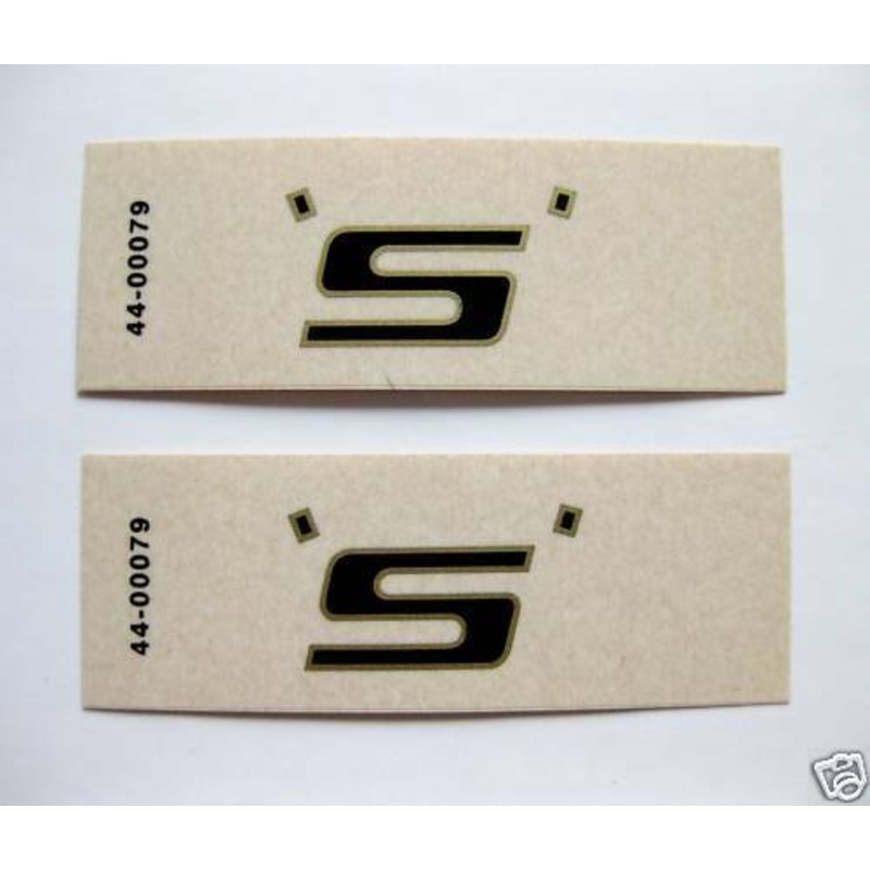 NORTON motorcycle Commando S Decal Logo pair high pipe model