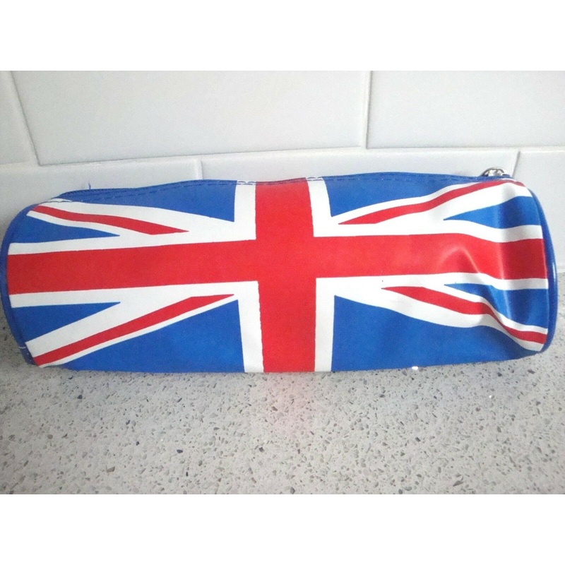 UK Flag pencil case Union Jack U.K. England school NEW punk bag purse